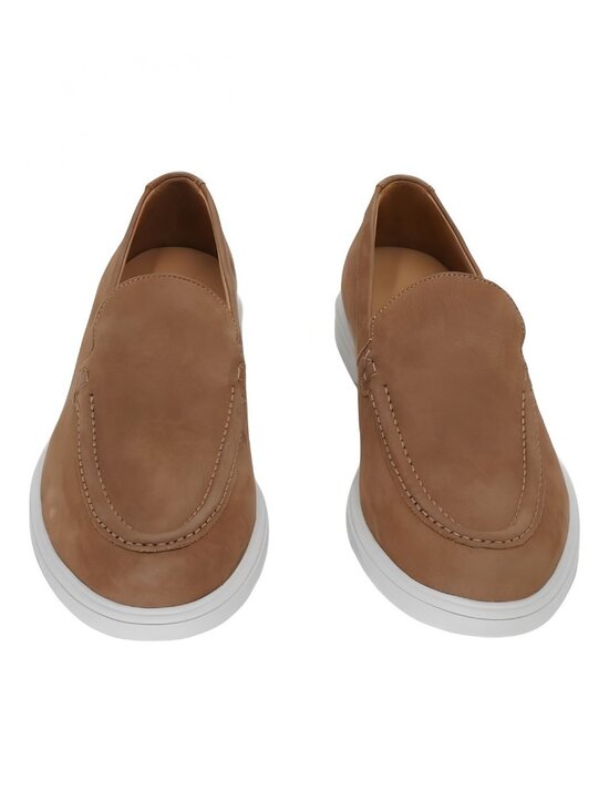 Peter Millar Excursionist Venetian Loafer Nubuck Basic Brown Sz 9.5 main image 6